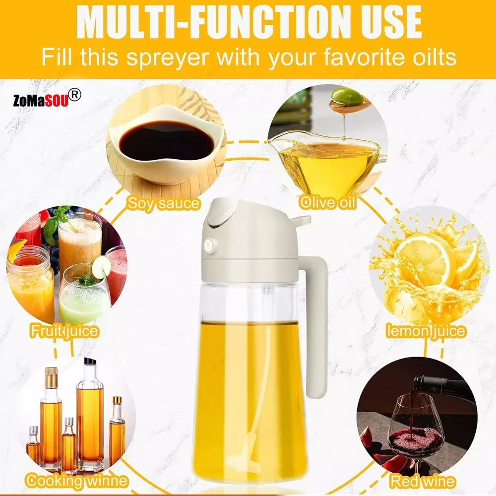 Pulvérisateur D'Huile 2 En 1 - Distributeur Cuisine