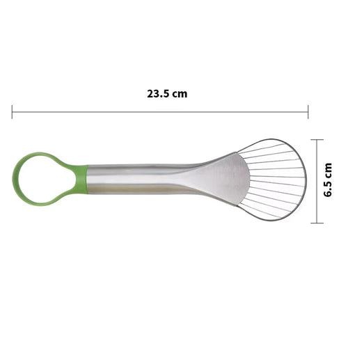 Coupe-avocat 2-en-1 en acier inoxydable