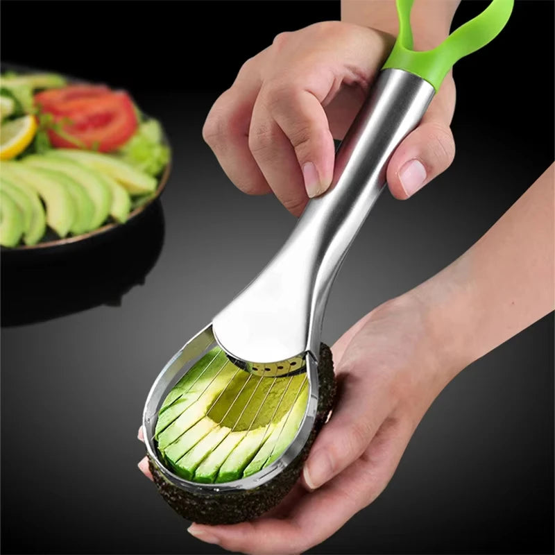Accessoire de préparation pour avocat et fruits tendres