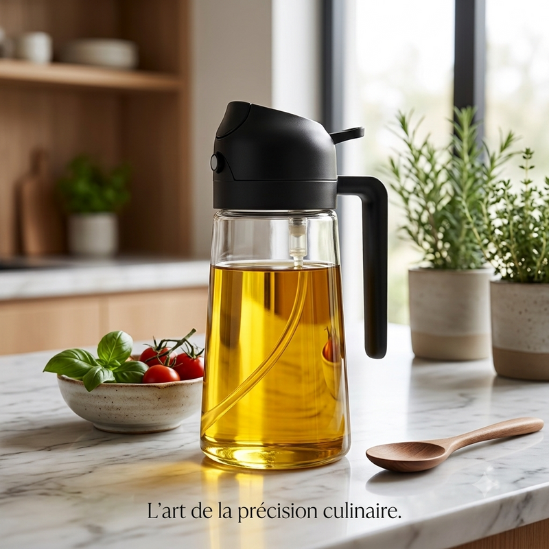 Pulvérisateur D'Huile 2 En 1 - Distributeur Cuisine