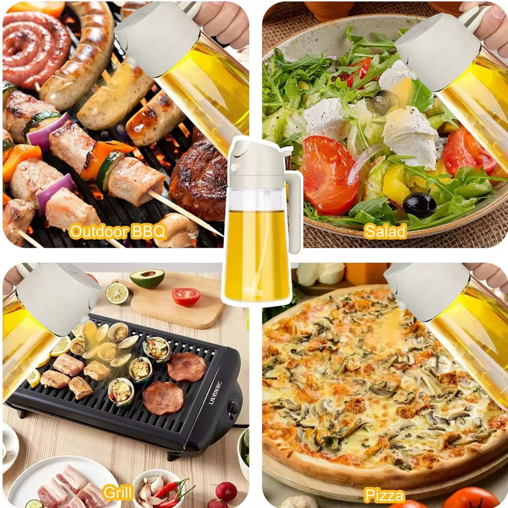 Pulvérisateur D'Huile 2 En 1 - Distributeur Cuisine