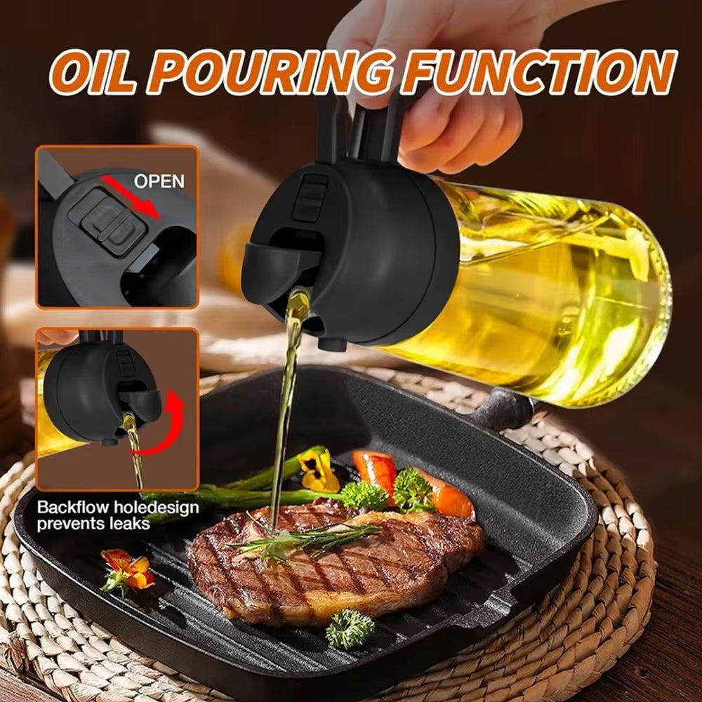 Pulvérisateur D'Huile 2 En 1 - Distributeur Cuisine